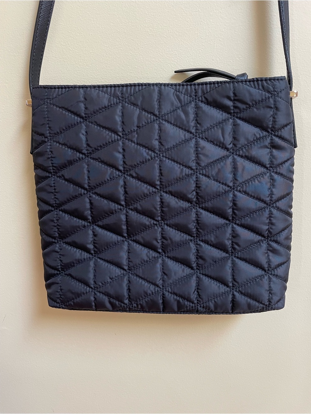 Kate Spade New York Black Quilted Crossbody Shoulder Bag Women's - Picture 2 of 8